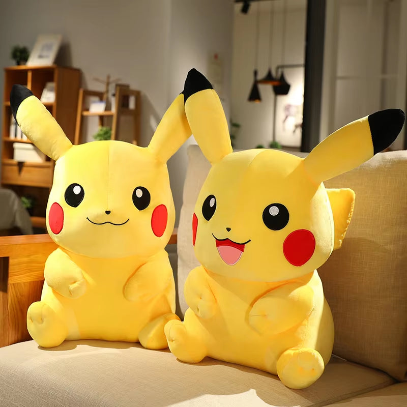 Kawaii Big Size Pokemon Pikachu Stuffed Toys Pikachu Plush Dolls Pikachu Peluche Pillow Xmas Gift for Kids Friends Boys