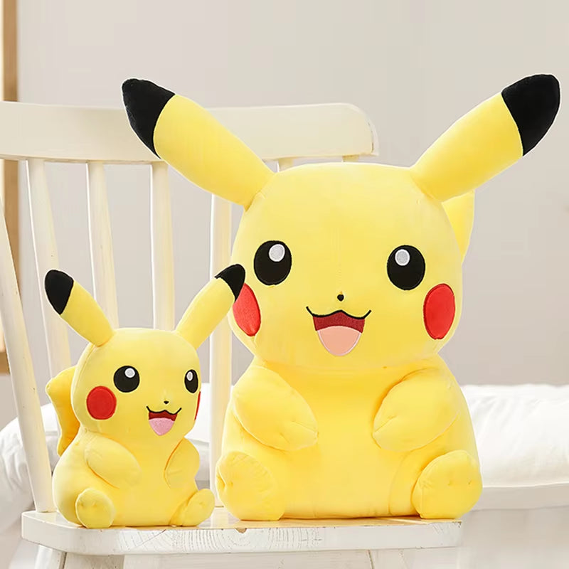 Kawaii Big Size Pokemon Pikachu Stuffed Toys Pikachu Plush Dolls Pikachu Peluche Pillow Xmas Gift for Kids Friends Boys