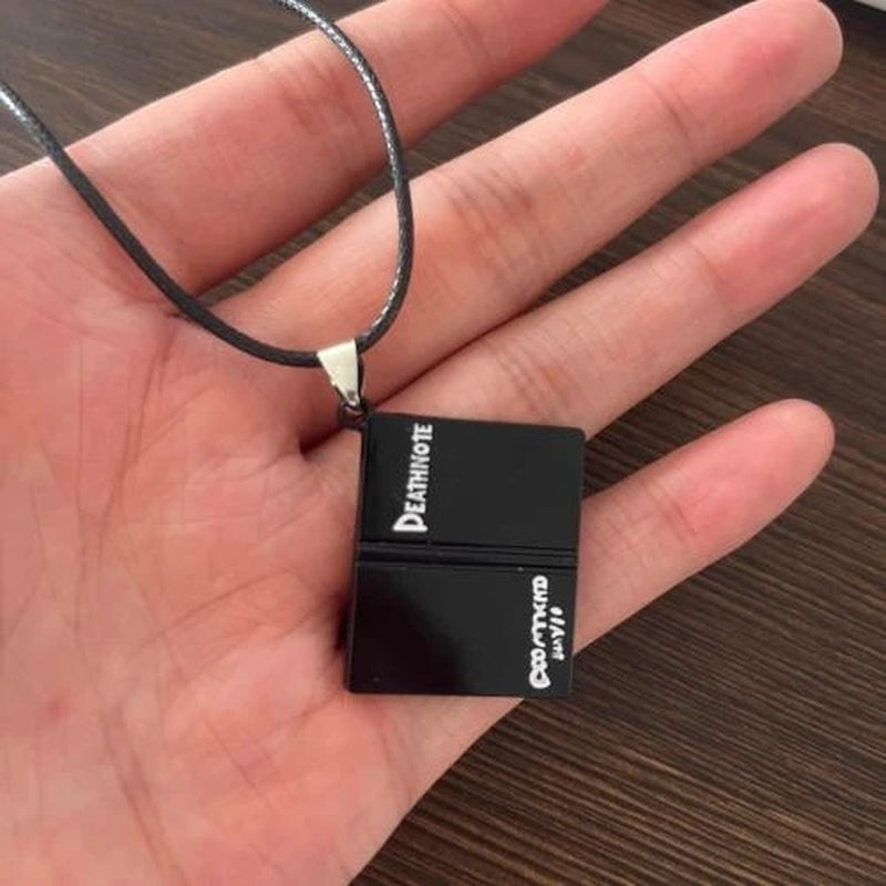 Anime Death Note Keychain Double L Black Notebook Pendant Key Chain Cospaly Accessories Keyring for Women Men Jewelry Gifts