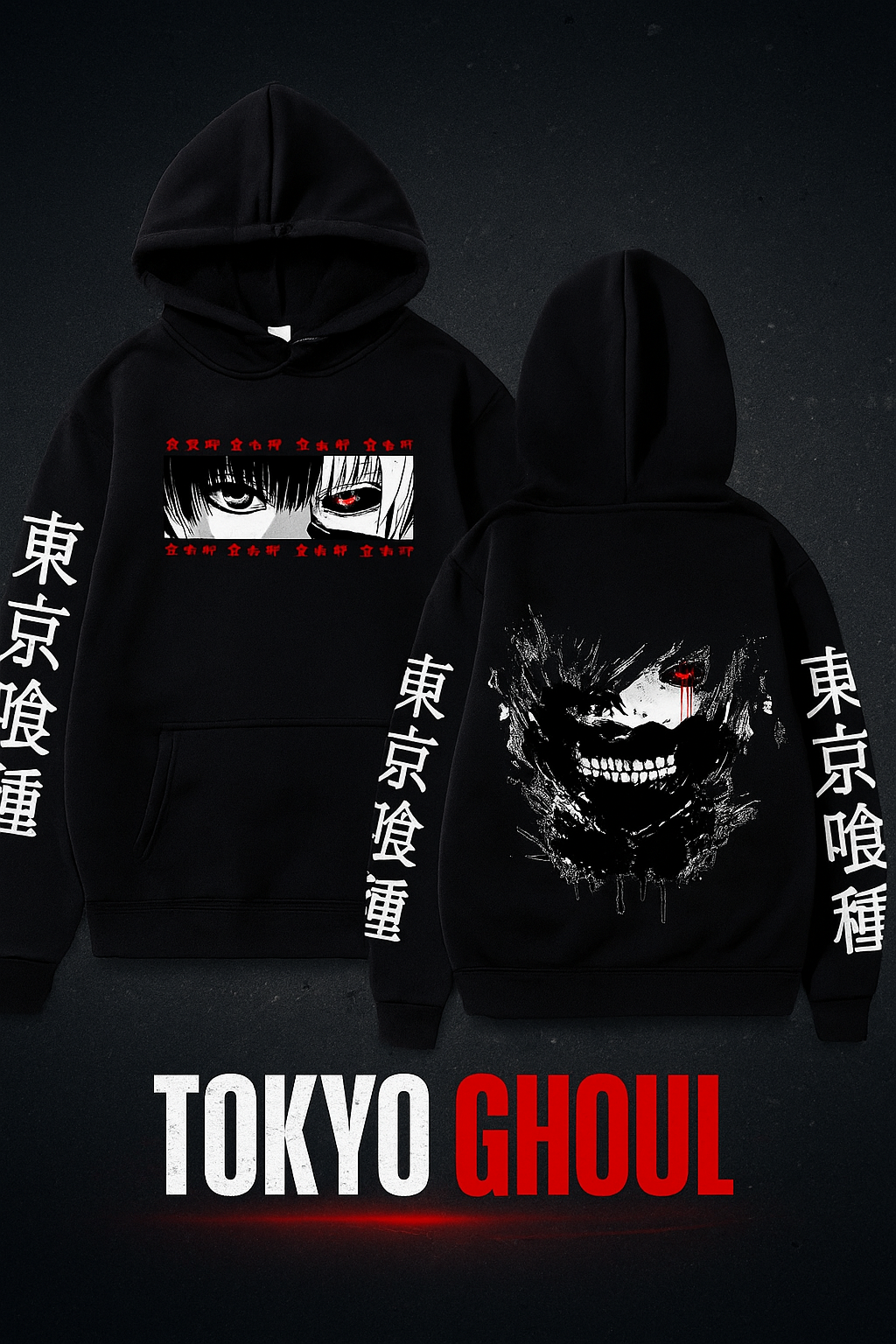 Anime Hoodie Men Women Demon slayer Tokyo Ghoul And Attack on Titan
