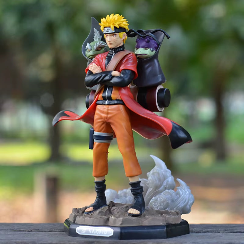 23CM Uzumaki Naruto Naruto Sage Action Anime Figures PVC Toys Shippuden Collector Figurine Brinquedos Model Doll Figure