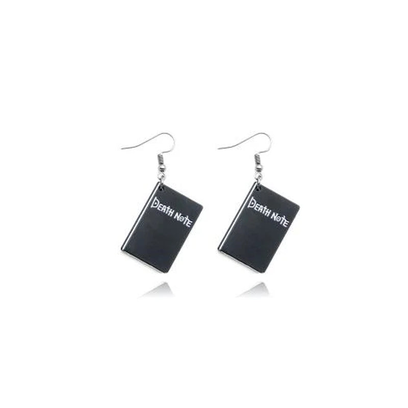 Anime Death Note Keychain Double L Black Notebook Pendant Key Chain Cospaly Accessories Keyring for Women Men Jewelry Gifts