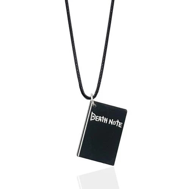 Anime Death Note Keychain Double L Black Notebook Pendant Key Chain Cospaly Accessories Keyring for Women Men Jewelry Gifts