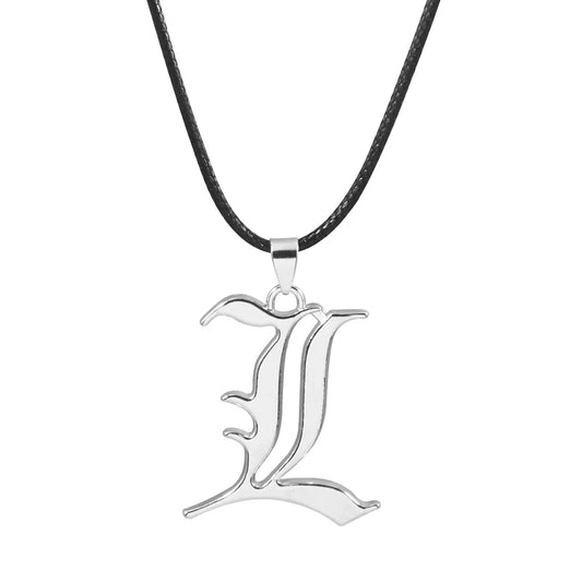 Anime Death Note Keychain Double L Black Notebook Pendant Key Chain Cospaly Accessories Keyring for Women Men Jewelry Gifts